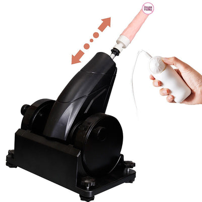 Black Masturbation Machine 102 /105 Women Use Masturbation Machine  Automatic Telescopic Simulation Female Masturbator Dildo