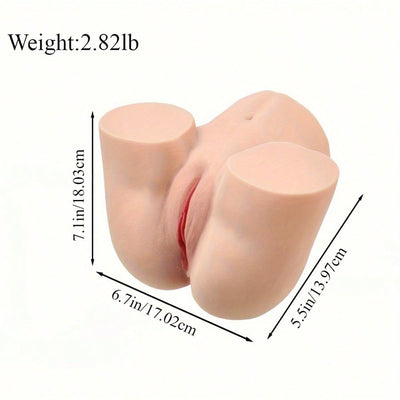 Life Size Realistic for Men Full Size Female Torso Male Masturbator Male Stroker with Fake Vaginal Anus Adult Toys Male Sex Toys for Men 2.82LB