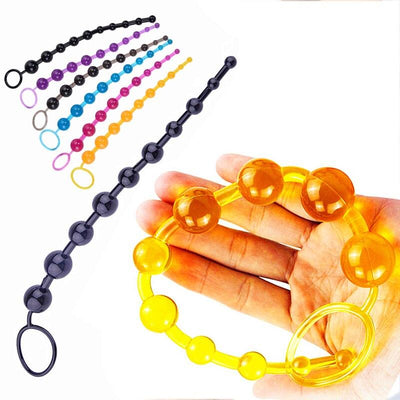 5 Colors Vibrator Anal Beads Butt Plug Stimulator Massager Sex Toy for Women Anal Balls Butt Plug Toys for Beginners Sex Tools