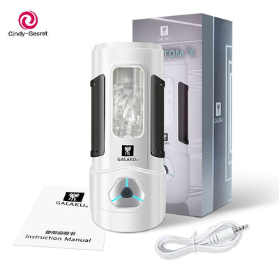 Automatic Heating Bluetooth Male Masturbator APP Control Blowjob Sucking Real Vagina Voice Masturbation Cup for Men Adult Toys