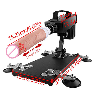Automatic Powerful Sex Machine for Women Suction Cup Automatic Masturbation Adjustable Stretching Love Machines Vibrator Female