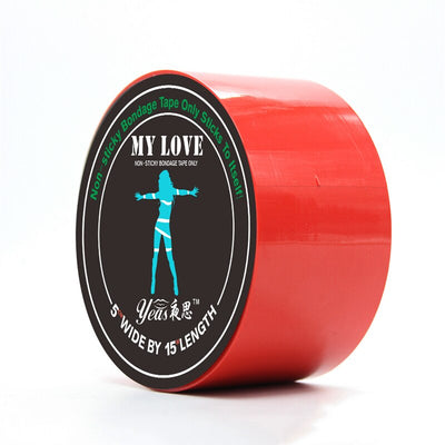 BDSM Fetish Rope Bondage Tape Slave Sex Toys Provocative Alternative Tied Self-adhesive Tape Blindfolds Role Play Harness Body