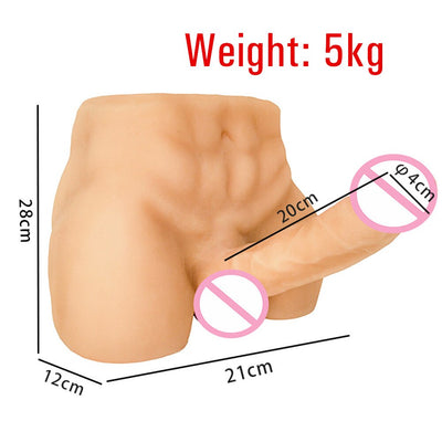 Cool Men Body Model Realistic Big Dildos Huge Penis Anus Adult Game Female Masturbator Erotic Sex Toys for Women Lesbian Men Gay