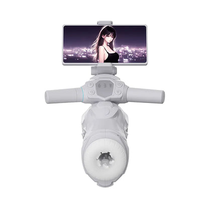 Electric Male Sex Machine Automatic Telescopice Sucking Male Masturbation Cup with Mobile Phone Holder