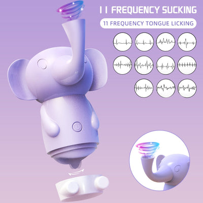 Elephant Sucker Sex Shop Sucking Nipple Massager Tongue Licking Clit Stimulator Female Masturbator Erotic Sex Toys for Couple