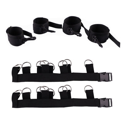 Erotic SM Adults Games Sex Toys for Women Wrists Ankle Cuffs Under Bed BDSM Bondage Restraint Nylon Sex Handcuffs