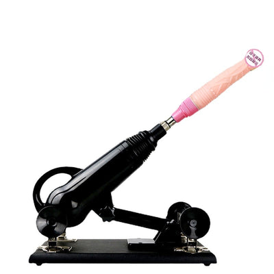 Full Automatic Gun Machine Retractable Simulation Dildo Pulling and Inserting Vibration Female Masturbation Adult Products