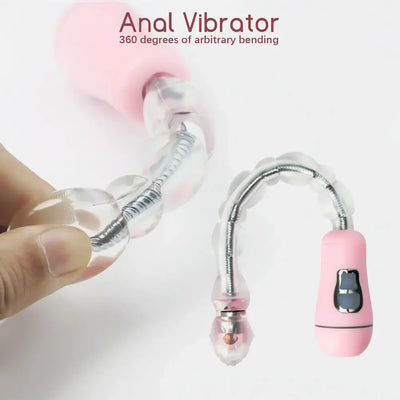 เครื่องสั่นนวด G-Spot Stimulator คู่ของเล่นสําหรับผู้ใหญ่ Anal ลูกปัด Butt Plug สําหรับผู้หญิงช่องคลอด Masturbator ต่อมลูกหมาก
