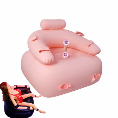 Inflatable Resilient Sex Sofa with Vibrator Dildo Sex Furnitures Sexy Toys for Women Sexo Position Chair Masturbator Adults Toy