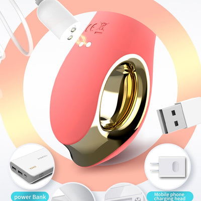 Leten Electromagnetic Pulse Thrusting Dildo Vibrator Powerful Rabbit Bullet Vibrator Automatic Piston Telescopic Vibe for Women