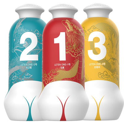 Leten Manual Anal Masturbator 3 Level Suction Vacuum ,Automatic Female Sex Moanning, Virtual Skin for Men Masturbation Cup