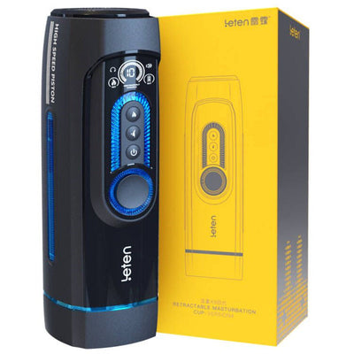 Leten X9 Automatic Piston Telescopic Masturbator Heating Blowjob Thrusting Moaning Male Masturbation Machine Cup Sex Toy for Men