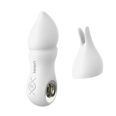 Leten Cute Portable Sex Toys Waterproof Vibrators for Women Clitoris & Tit, Detachable Headgear Chargeble Mute Bullet Vibrator