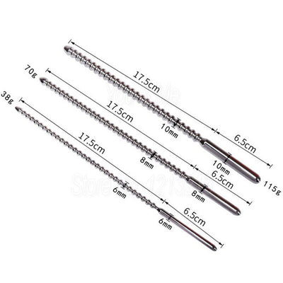 NEW Beaded Urethral Dilator Penis Plug Insert Sounding Rods Stainless Steel Stretching Catheters Male Chastity Sex Toys for Men