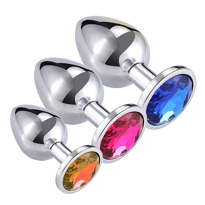 ผู้ใหญ่ Plug Anal Sex ก้นโลหะเครื่องประดับของเล่นเร้าอารมณ์ Mini Vibrator Anal Plug ส่วนตัวดีสำหรับชาย/ผู้หญิง