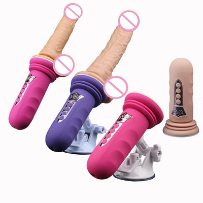 Realistic Dildo Vibrator Automatic Massager G-spot Thrusting Dildo Sucker Penis Masturbation Machine Sex Toys for Women