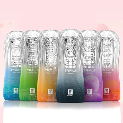 Reusable Male Masturbator Soft Pussy Sex Toys Transparent Vagina Adult Endurance Exercise Sex Products Vacuum Pocket Cup for Men