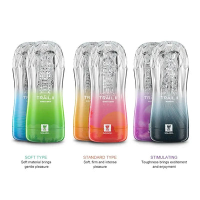 Reusable Male Masturbator Soft Pussy Sex Toys Transparent Vagina Adult Endurance Exercise Sex Products Vacuum Pocket Cup for Men