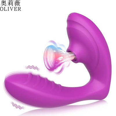 G Spots Sucking Vibrator Powerful 20 Modes Clitoral Sucker Vaginal Stimulation Massage Vibrator Blowjob Adult Sex Toys for Women