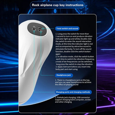 Masturbator Cup for Men Realistic Vagina Vibration Blowjob Machine Masturbation Cup Endurance Exercise Vacuum Adult Sex Toys 18+