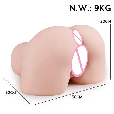 ตุ๊กตาเซ็กซี่สำหรับผู้หญิงตุ๊กตายางนิ่มสำหรับช่องคลอดช่องคลอดจิ๋มทวารหนักเพศช่องคู่18ของเล่นสำหรับผู้ชาย