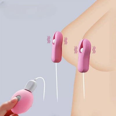 10 โหมดไฟฟ้าจุกนม CLAMP นวด Vibrator Enhancer Bondage ผู้ใหญ่ Stimulator เพศของเล่นสําหรับผู้หญิงคู่หญิง