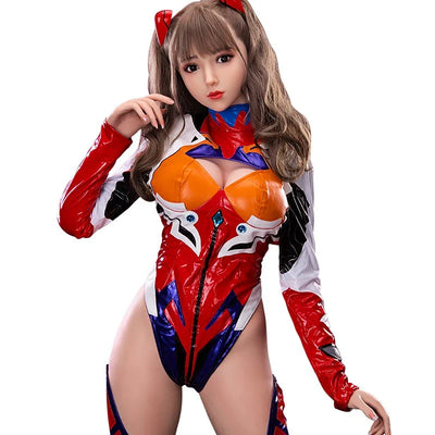 Silicone Non-Inflatable Gun Mount Male Adult Sex Maid Solid Dolls