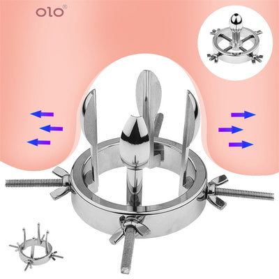 Toy Sex Hollow Butt Plug Anus Extender Adjustable Huge Anal Plug Sex Toys for Women/ Men /Couples Vagina Extender Ass Speculum