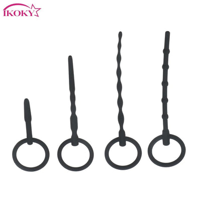 Urethral Stimulation Stimulator Dilator Silicone Adult Products Sex Toys Penis Plugs Urethral Catheter Sounds Male  Masturbator