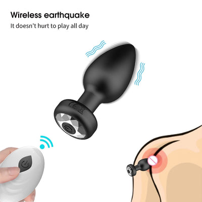 Vibrator Plug Anal Female Vibrators Male Wireless Prostate Anus Plug Portable Gay Sex Toys Waterproof Massager Couple 10 Modes