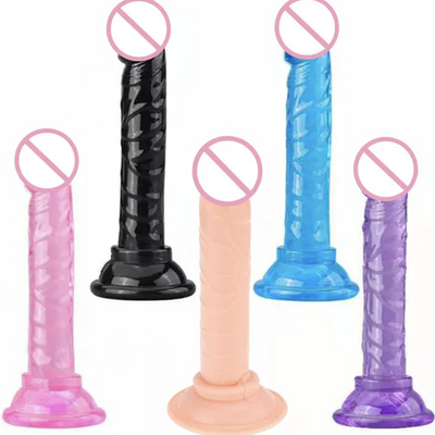 ดิลโด้อวัยวะเพศชายเซ็กซ์ทอยสำหรับผู้หญิงองคชาติดิลโด้ขนาดมินิเหมือนจริง