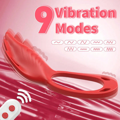 Adult Sex Toys Wearable Panty Vibrator,Female Sex Toy with 9 Vibration Modes,Vibrating Penis Ring Clitoral Stimulator,Couple Sex Toy with APP & Remote Control Vibrators for Women Men Sexual Pleasure