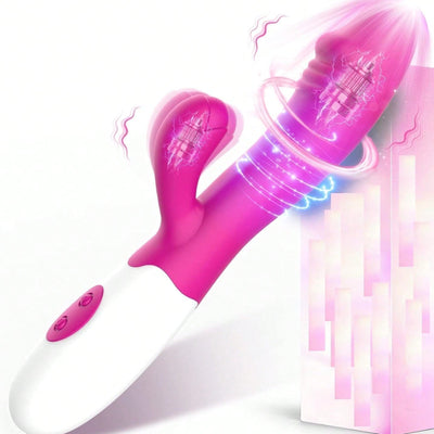 G-Spot Rabbit Wireless Dildo Vibrator Adult Sex Toys for Women Clitoris Vagina Stimulator Massager Relaistic Rabbit Vibrator Clitoris Stimulator G-Spot Massager Sex Toys for Women,Dildo Rabbit - Female Adult Sex Toy Massager