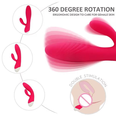 10 Frequency Japanese Girl Sexy Wand Massager AV Vibrators Dildo Double Heads Sex Toy for Couple