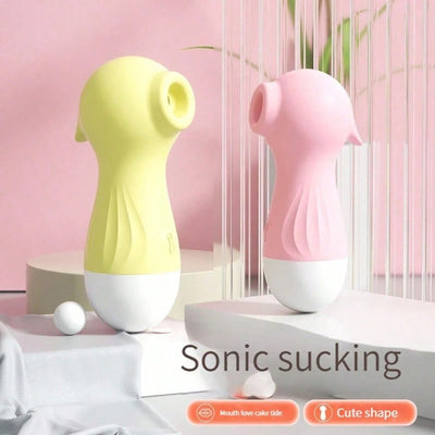Clitoral and Nipple Stimulator, Rechargeable Personal Massager 10 Suction Modes Vibrator Sex Toy Sucking Rabbit Vibrator for Women Nipple Clitoris Stimulate Vaginal Sucking Toys Adult Sexy Female Masturbation Yellow