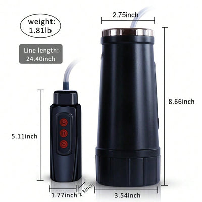 Automatic Male Masturbator Cup with Swing Function, Doggy-Style Sucking Male Stroker with Anal Design, Male Anal Sex Toy for Men Masturbation