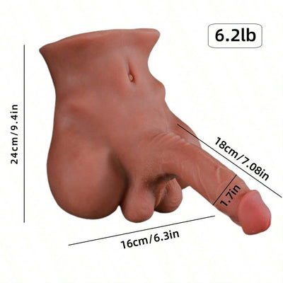 6.2lb Male Sex Doll for Women Sex Toys Male Torso Dildo Sex Doll with Realistic Sex Huge Cock 7.1in for Female Masturbation Sex Toy for Women Tight Anus Hole for Men Couple Adult Sex Doll for Woman Sex