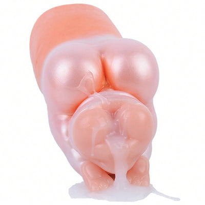 Corgi-Inspired Rabbit Animal Male Masturbation Cup Single Channel Silicone with Realistic Textures Soft Silicone Portable for Men