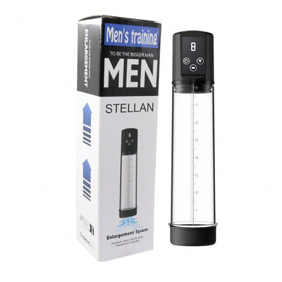 Electric Amplified Penis Vacuum Pump Male Masturbation Trainer 9 Powerful Sucking Modes Adult Male Sex Toys