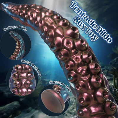 Adult Sex Toy Dildo for Women, Dildo Anal Plug with Suction Cup, Anal Monster Dildo for Female Couples, Silicone Material, Erotic Products Ladies Masturbation Soft Stick