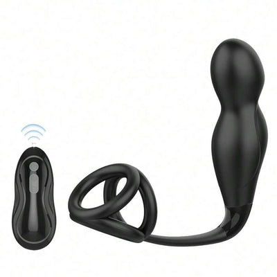 Anal Plug Adult Sex Toy with 9 Rotating & Vibration Settings, Couple Sex Toys Anal Vibrator, Vibrating Butt Plug Sex Toys for Men Female Sex Toys Prostate Massager, Adult Sex Toys & Games, Father's Day, Mother's Day, New Year, Spring Festival, Valentine's