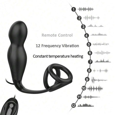 Anal Plug Adult Sex Toy with 9 Rotating & Vibration Settings, Couple Sex Toys Anal Vibrator, Vibrating Butt Plug Sex Toys for Men Female Sex Toys Prostate Massager, Adult Sex Toys & Games, Father's Day, Mother's Day, New Year, Spring Festival, Valentine's