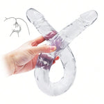 21 Inch Dildo Realistic Double Dildoes Clit Stimulator G-Spot Massager Clitoral Stimulation Anus Vaginal Stimulations Clitoris Stimulators Sex Toys for Women Masturbation on Valentines Day