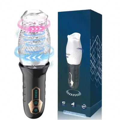 Vagina Sex Toys Automatic Male Mastubator Stimulate Sex Toys for Men New Items Aircraft Cup Multiple Modes Men's Adult Goods Mug