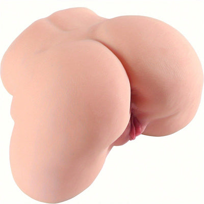 2.87lb Sex Doll Male Masturbator with Anal Vagina Sex Stroker Realistic Big Butt White Sex Dolls Pocket Pussy Ass Masturbator Lifelike Sex Toys for Men Masturbation Adult Toys for Men's Sex Orgasm