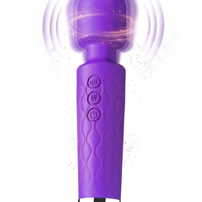 Soft Silicone Quiet Waterproof Vibrator Wand for Women Men, 10 Modes Clitoral G-Spot Nipple Stimulator, Full-Body Massage Stick, Couple Flirting Games, Valentine's Day Gift, Premium Adult Masturbator Sexual Wellness Product