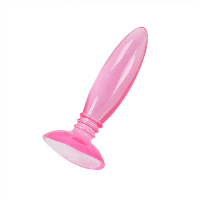 1PC Sucker Anal Plug Jelly Toys Real Skin Feeling Adult Sex Toys Adult Products Anal Plug Beads Sex Toys for Couple