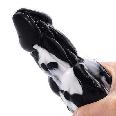 2021 New Black White Animal Horse Dildo Dog Wolf Fake Penis Sex Toys for Women Vagina Anal Masturbator Suction Lesbian Flirting