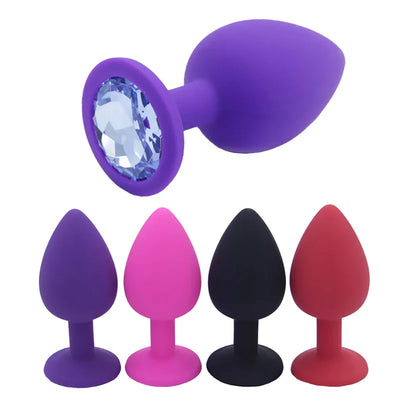 3 Size Butt Anal Plug Sex Anal Toys for Gay Men Silicone Erotic Massager Stimulator Dildo Vibrator Sexual Toy Adult for Woman