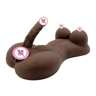 5.8KG นุ่มหน้าอกกะเทย Solid ตุ๊กตายางซิลิโคน Dildo G-Spot Sexual การสำเร็จความใคร่ผู้ใหญ่เซ็กซ์ทอย